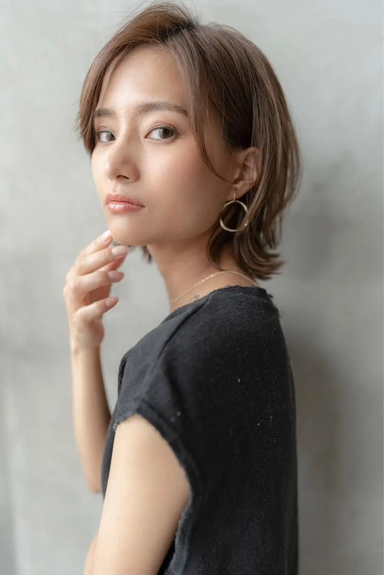 ミディアム カラー カット ヘアカラー トリートメント 🉐レイヤー/塩見 弘樹🉐渋谷のヘアスタイル