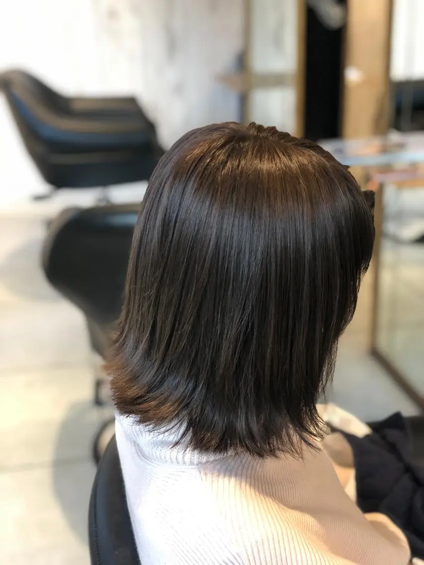 ミディアム カラー 永井大樹✨ 透明感カラー✨のヘアスタイル