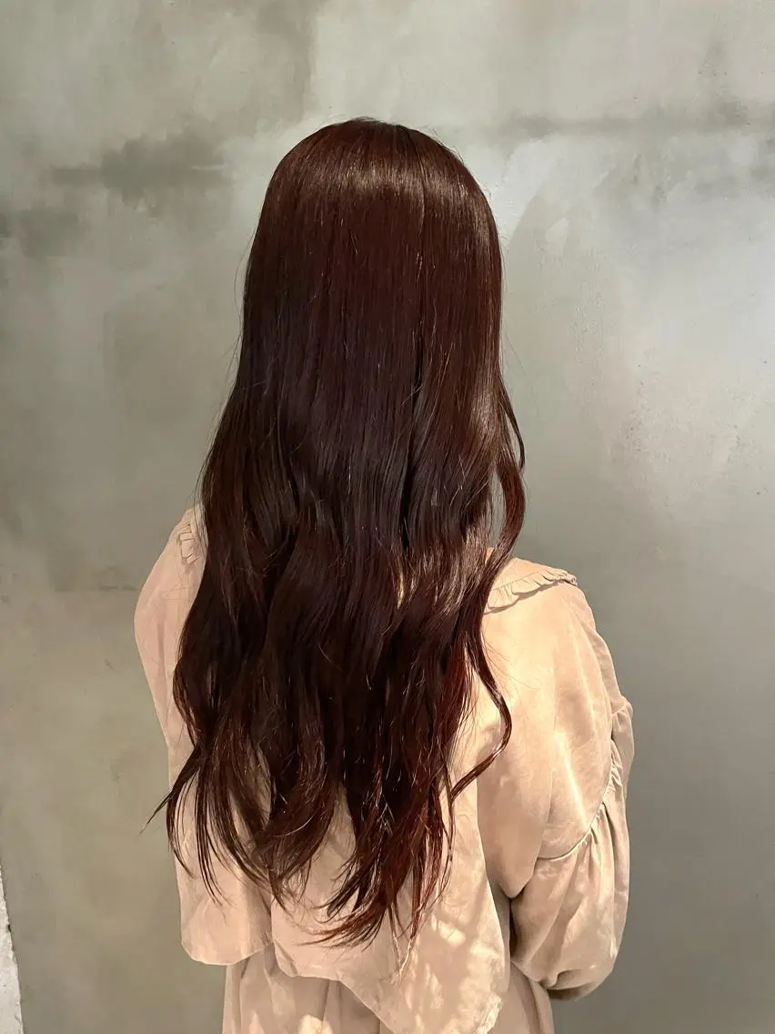 ロング カラー ユウナ🎀レイヤー/ 暖色カラーのヘアスタイル