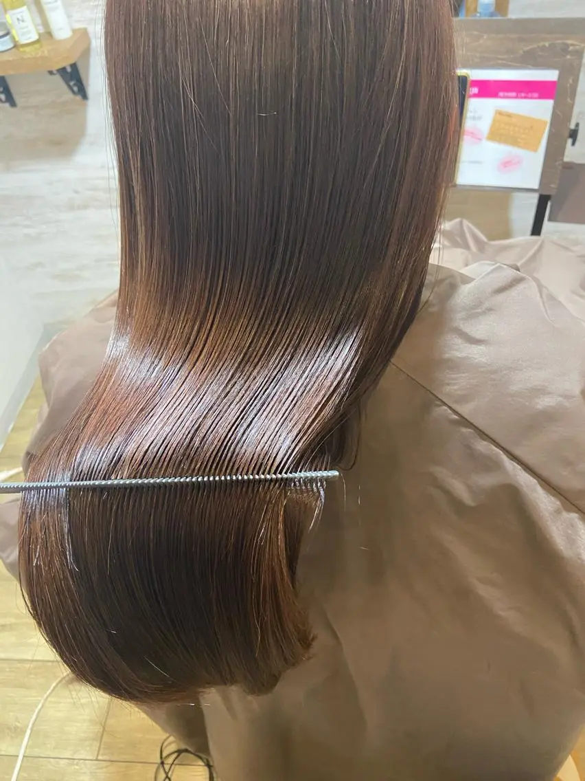 セミロング 髪質改善ヘアエステ Reve 福島店のヘアスタイル
