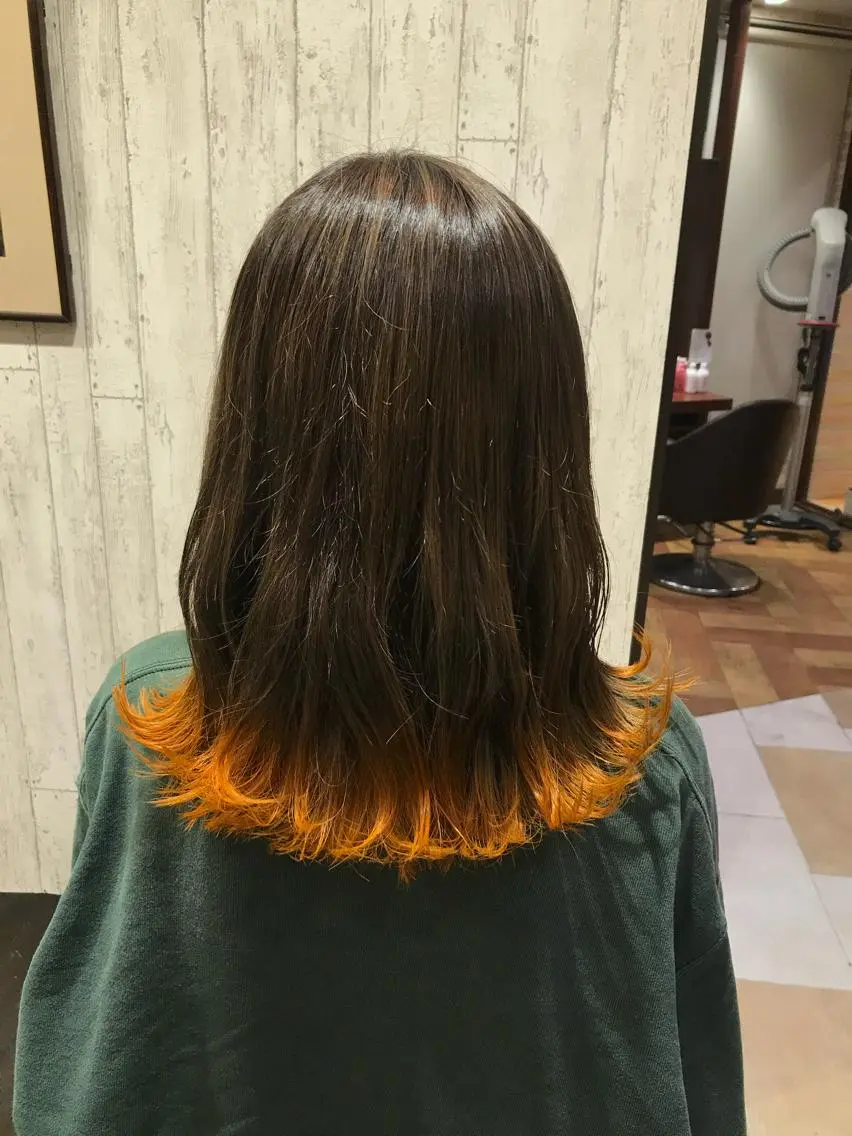 ミディアム カラー 🦋店長🦋 ほんさわ みずきのヘアスタイル