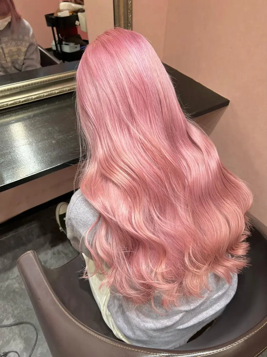 ロング ヘアカラー トリートメント ブリーチ特化美容室 ☆selene☆のヘアスタイル
