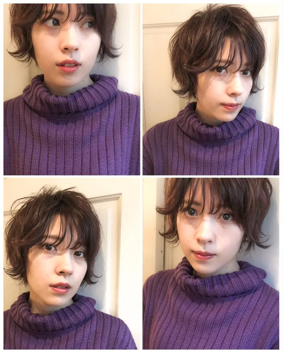 ショート カラー カット ヘアカラー トリートメント ショート✨ボブ✨代表 新田見美仁のヘアスタイル