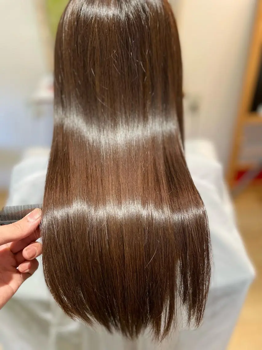 ロング カット ヘアカラー トリートメント 浅野 健太のヘアスタイル