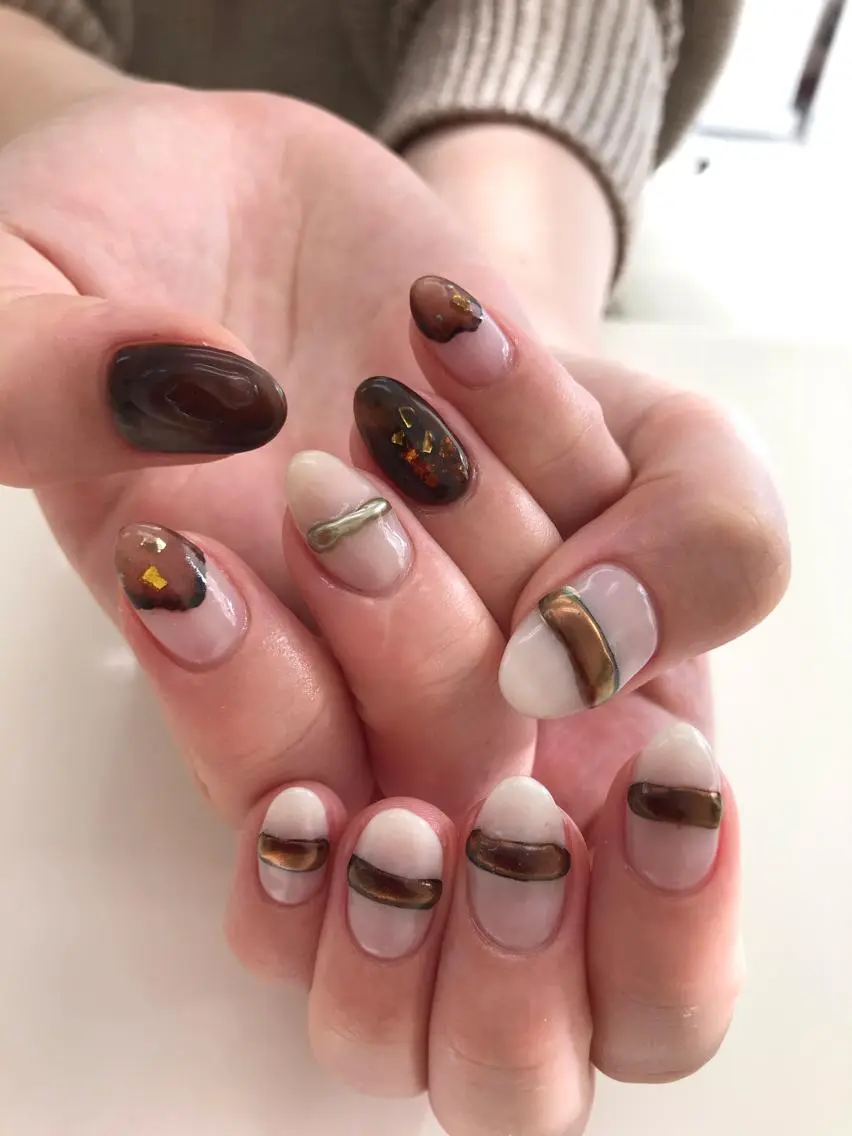 ネイル ハンドネイル Hisaka Mikiのネイルデザイン