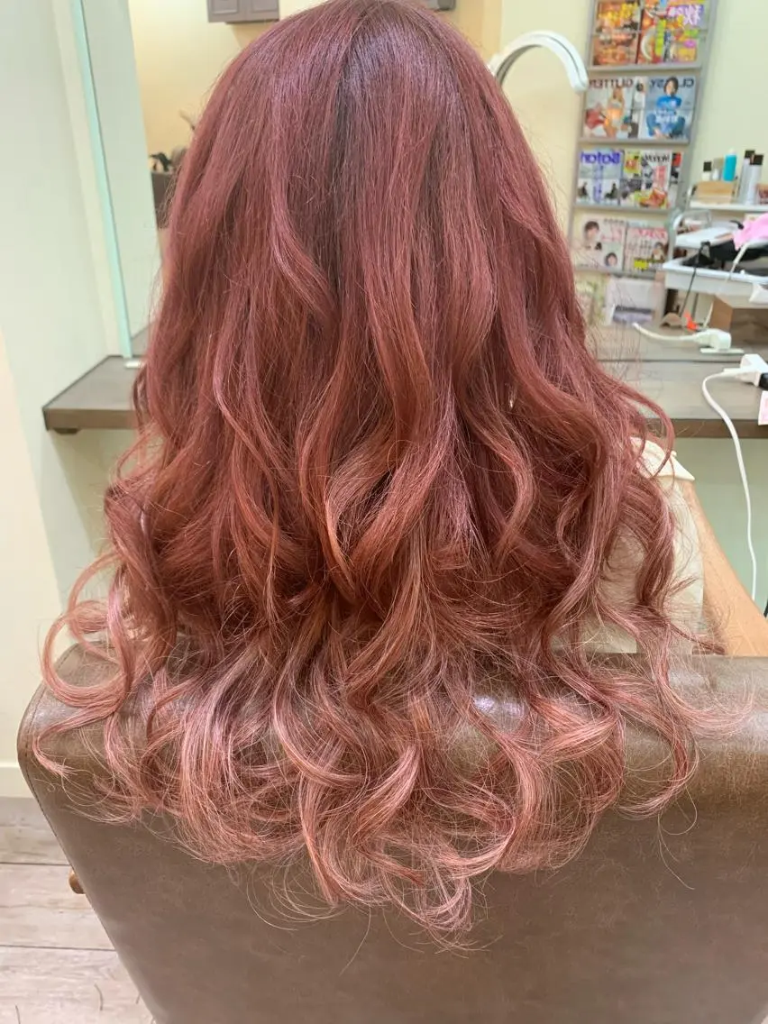 ロング カラー エクステ WEST OLAND 安藤のヘアスタイル