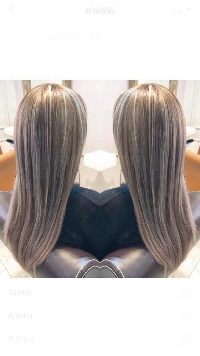ロング 美魔女 美容師NAOのヘアスタイル