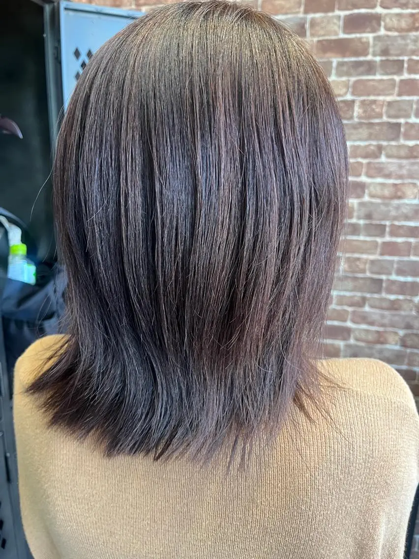 ミディアム カラー パーマ ヘアアレンジ メンズ キッズ ネイル マツエク・マツパ アイブロウ メンズブリーチ メンズハイライト メンズインナーカラー メンズ韓国風 ブリーチ 久木原 ゆりのヘアスタイル