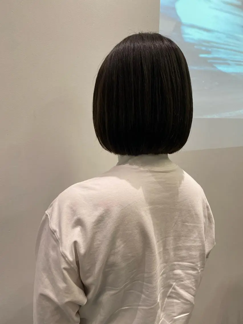 ショート カラー グレージュ ボブ カット ヘアカラー トリートメント ✨透明感カラー✨ 🦖佐々木未来🦕のヘアスタイル
