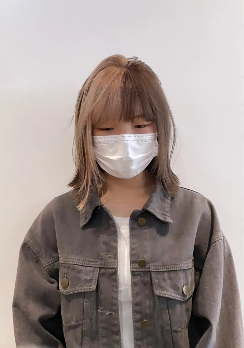 ミディアム カラー カット ヘアカラー トリートメント 🟧オシャレ女子多数 アツシ🟧のヘアスタイル