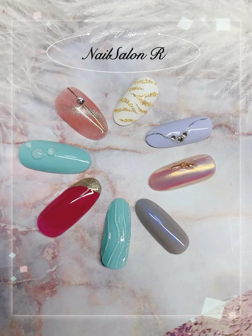 ネイル NailSalonR 宮里のネイルデザイン