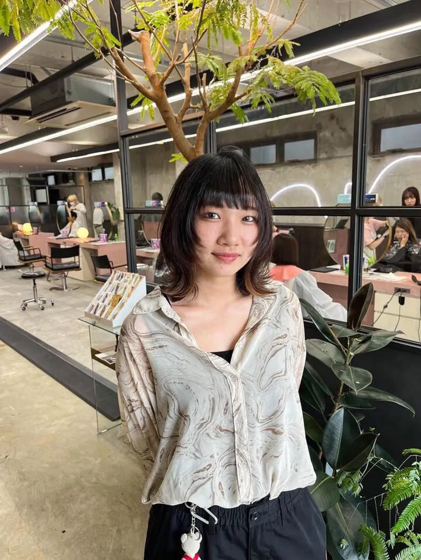 ミディアム 中江 友哉のヘアスタイル