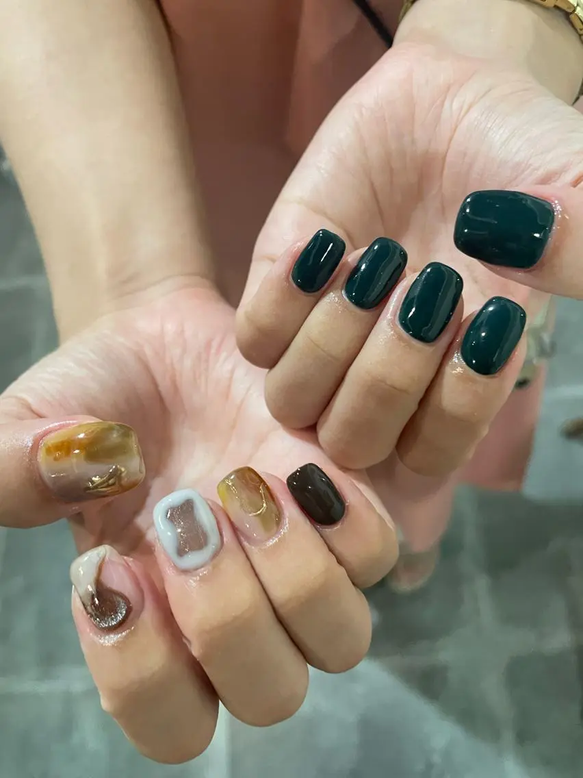 ネイル シンプルネイル SOL　nail イマナカのネイルデザイン