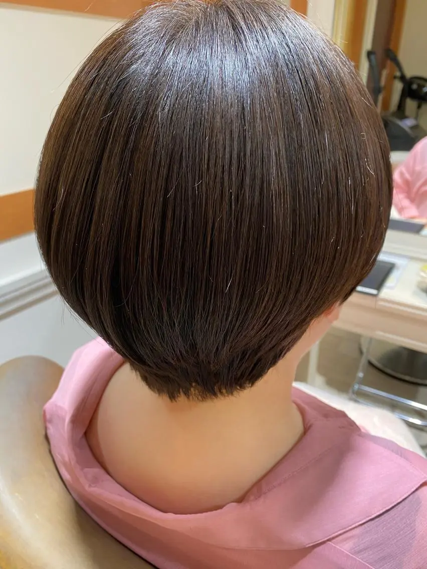 ショート ショートヘア 小顔カット 大久保 愛のヘアスタイル