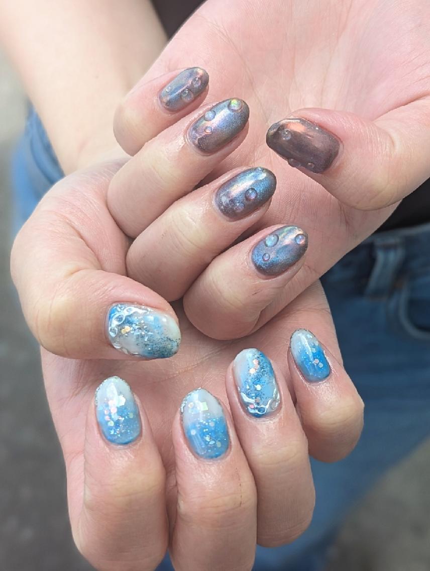 ネイル ニュアンスネイル ハンドネイル 推しネイル | 　aycnailのネイルデザイン