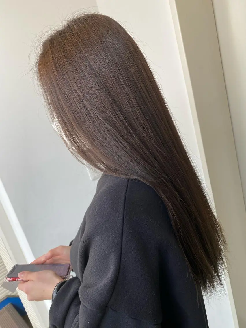 ロング カラー パーマモデル募集中 渥美翔人のヘアスタイル