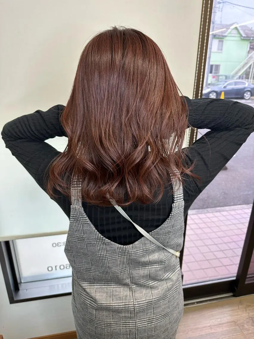 ミディアム ブリーチカラー🫧 森　凪沙のヘアスタイル