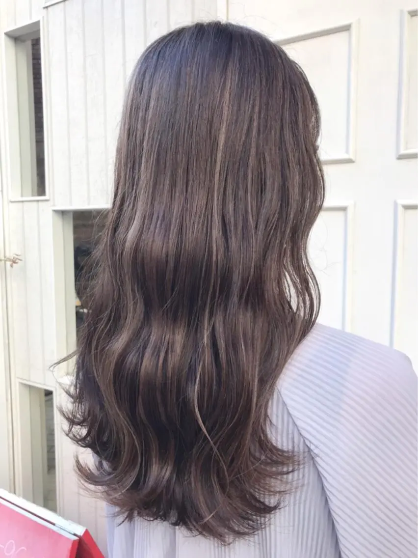 ロング カラー アッシュ 🫟Blanco🫟 Color&Careのヘアスタイル