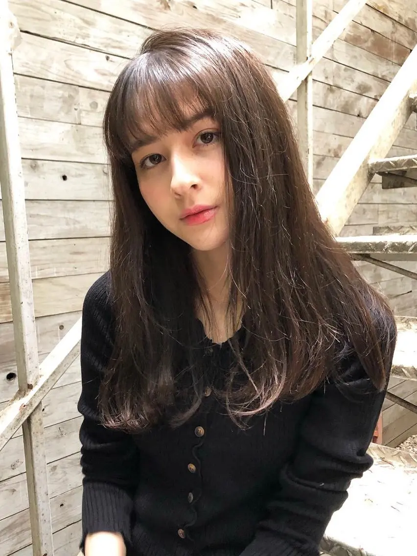 ロング カラー ヘアアレンジ ❣️レイヤーカット ❣️渡部晃輝のヘアスタイル