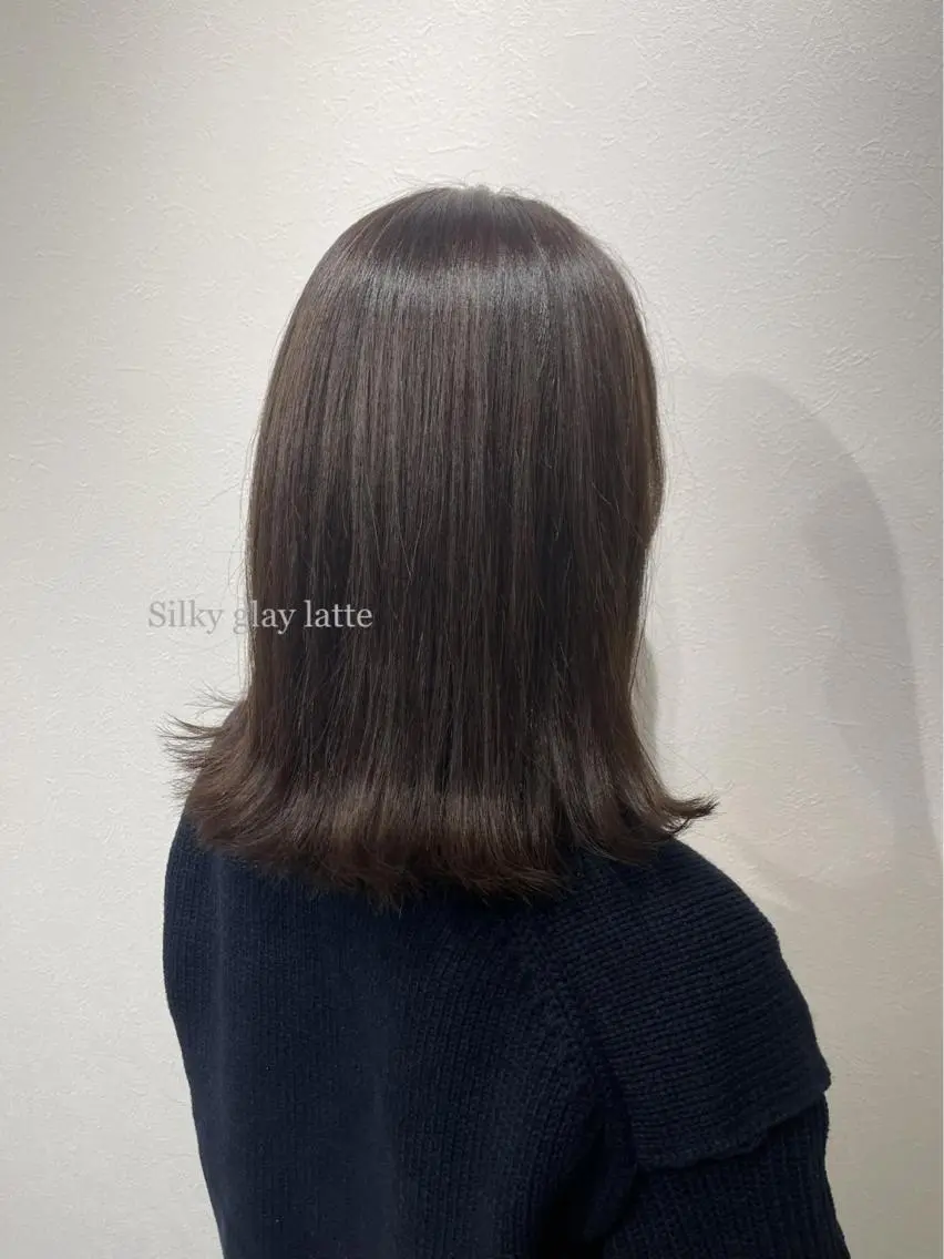 カラー ベージュカラー 表参道ソルエテラ🎀 𝐒𝐇𝐔𝐑𝐈のヘアスタイル