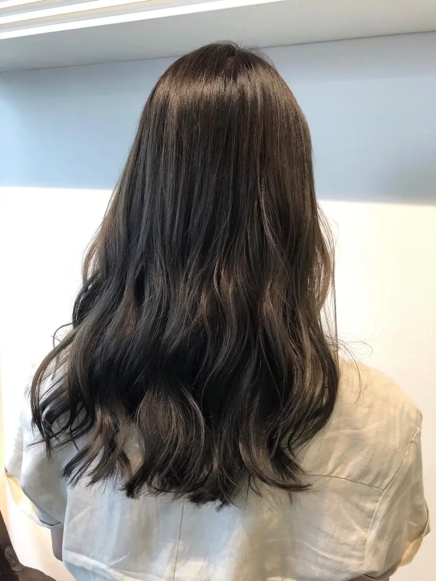 セミロング カラー グレージュ 💐パーソナルカラー /市橋加菜💐のヘアスタイル