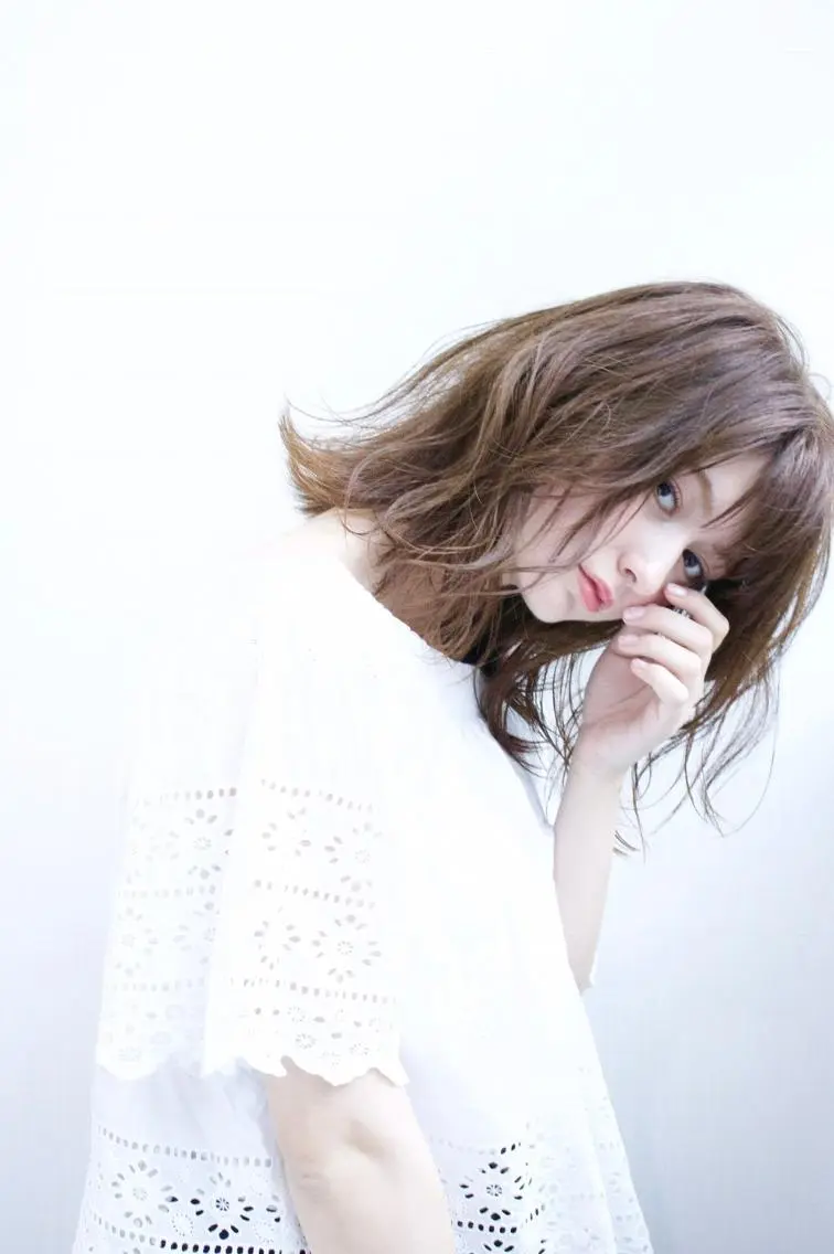 ミディアム カラー パーマ レイヤーカット✂️ 横浜No1♡下鳥翔子のヘアスタイル