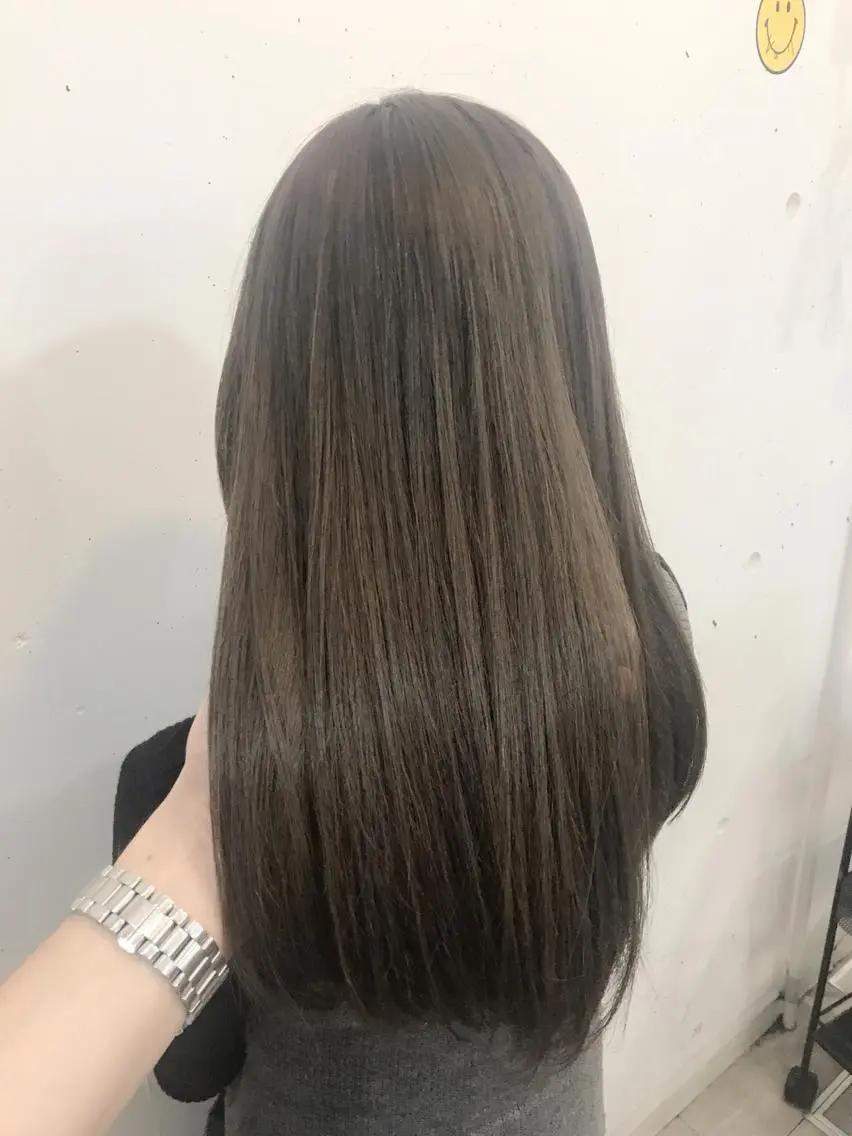 カラー 外国人風カラー ヘアカラー トリートメント ヘッドスパ グレージュ/髪質改善 Yamato.hのヘアスタイル