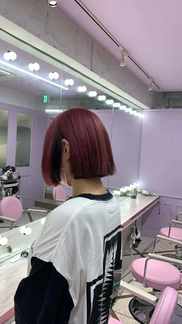 ショート 派手髪支持率No1 Eisukeのヘアスタイル