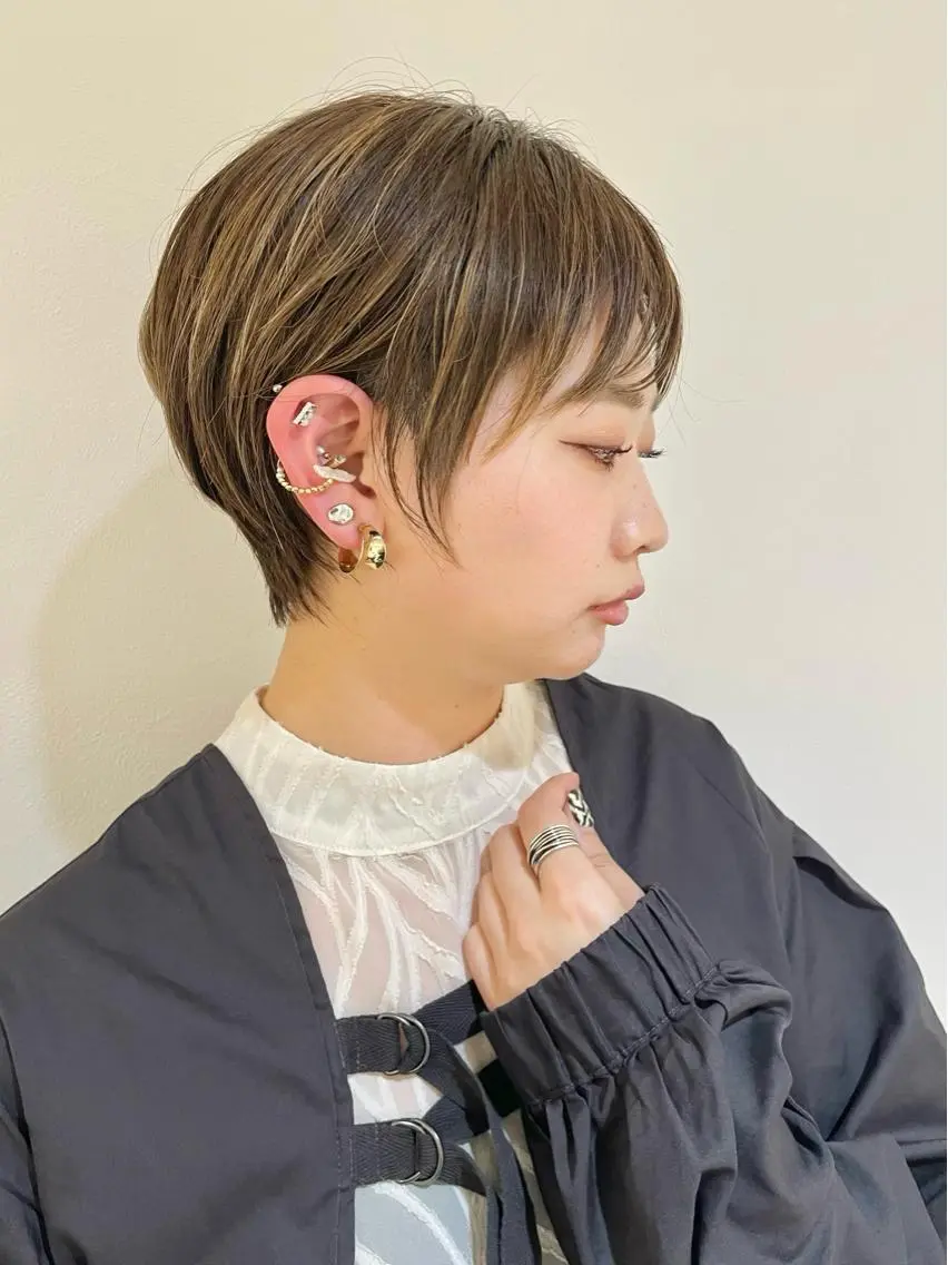ショート ショートヘア ✂︎KALOU✂︎ 寺野 克のヘアスタイル