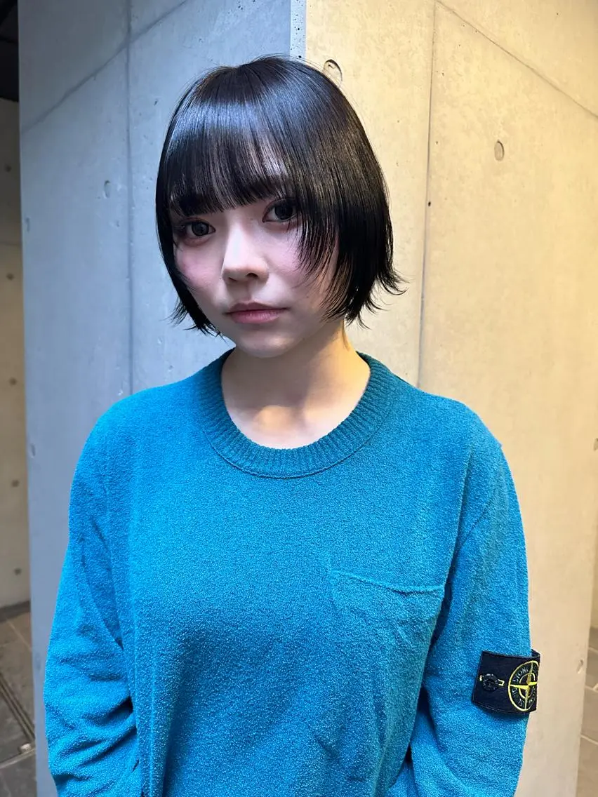 ショート カラー カット ヘアカラー トリートメント 似合わせウルフ/ レイヤー/山本祐輔のヘアスタイル