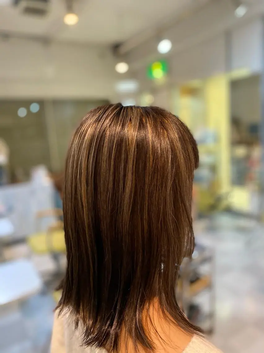 カラー ハイライトカラー 黒川 奨のヘアスタイル