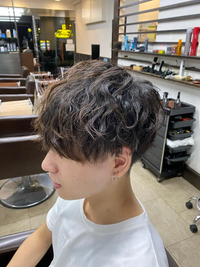 ミディアム メンズ カット RELATION /メンズ/バーバーのヘアスタイル