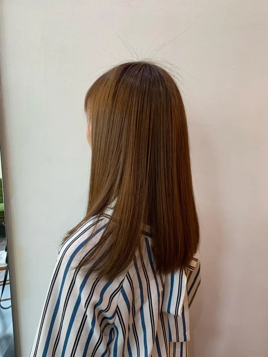 ミディアム トリートメント 酸熱トリートメント カット トリートメント オシャレ髪✔️ 店長オオキアキヒロのヘアスタイル