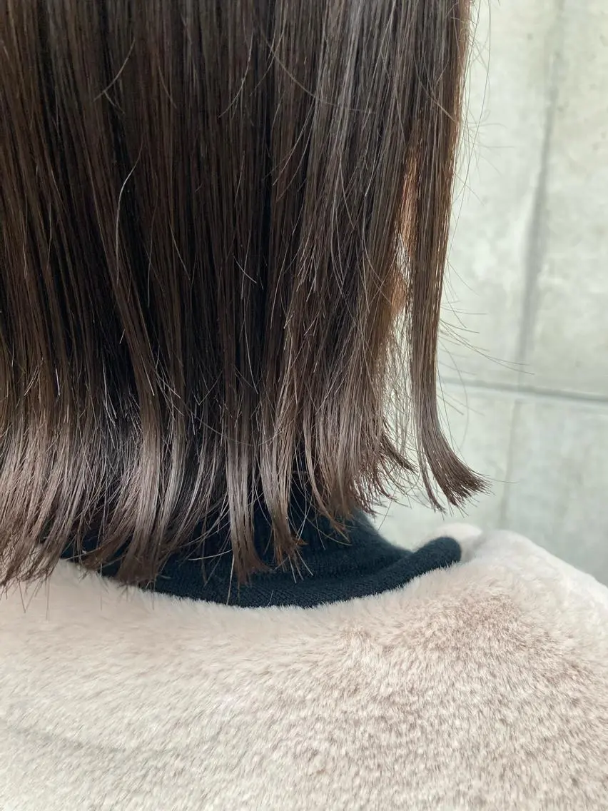 ショート ヘアカラー トリートメント ✨色持ちの良い艶 カラー✨蟹江真世のヘアスタイル