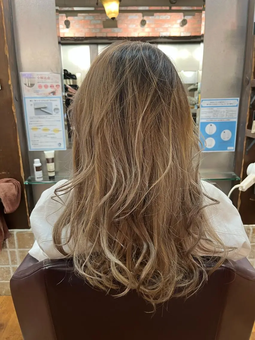 ロング 永村 大樹のヘアスタイル