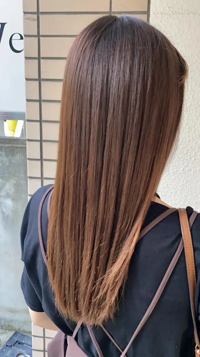 ロング パーマ トリートメント 勝河 怜楊のヘアスタイル