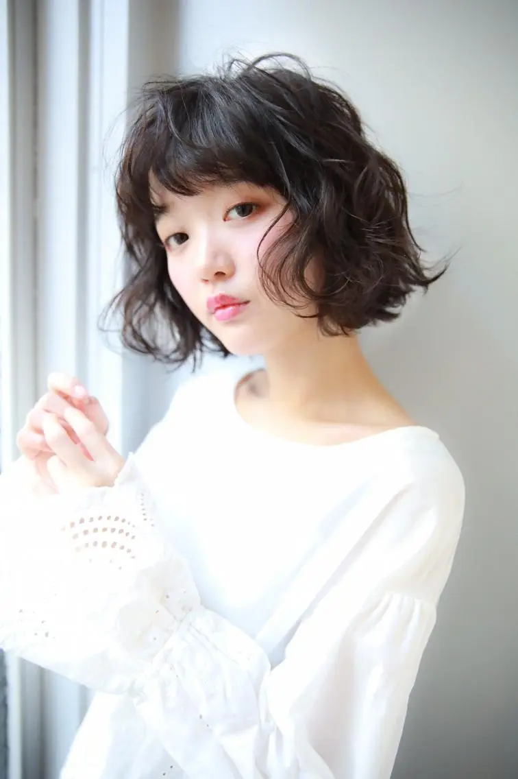 ミディアム カラー パーマ レイヤーカット✂️ 横浜No1♡下鳥翔子のヘアスタイル