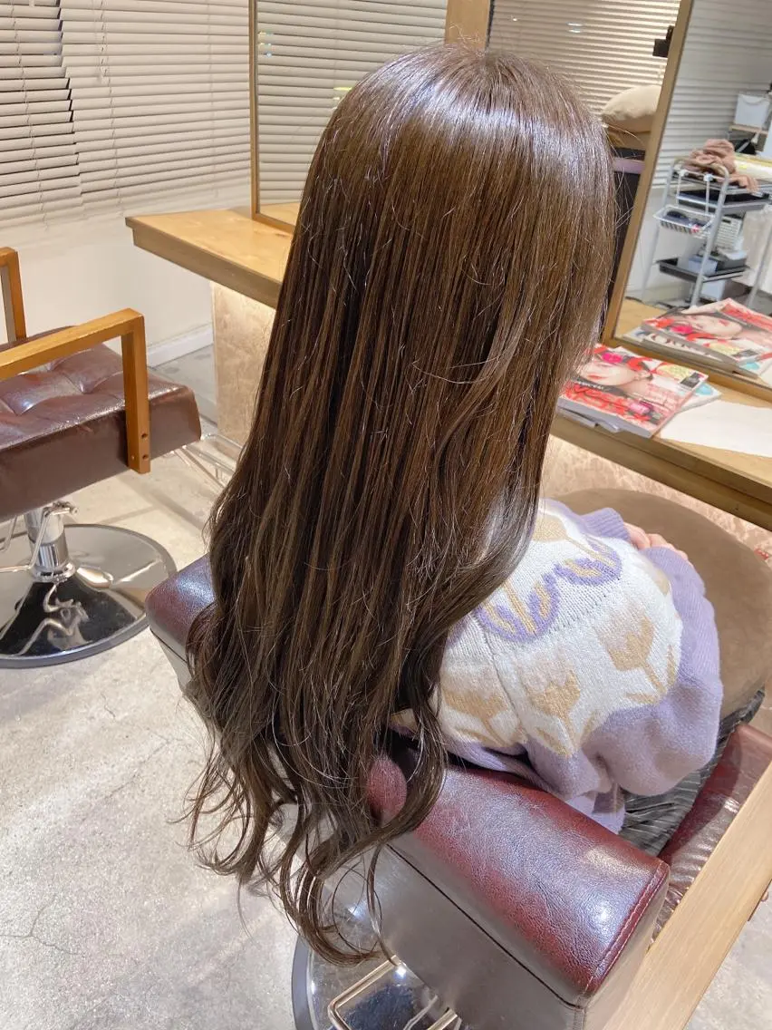 ロング カラー ヘアアレンジ ロング レイヤー×ヘッドスパ *保田遥*のヘアスタイル