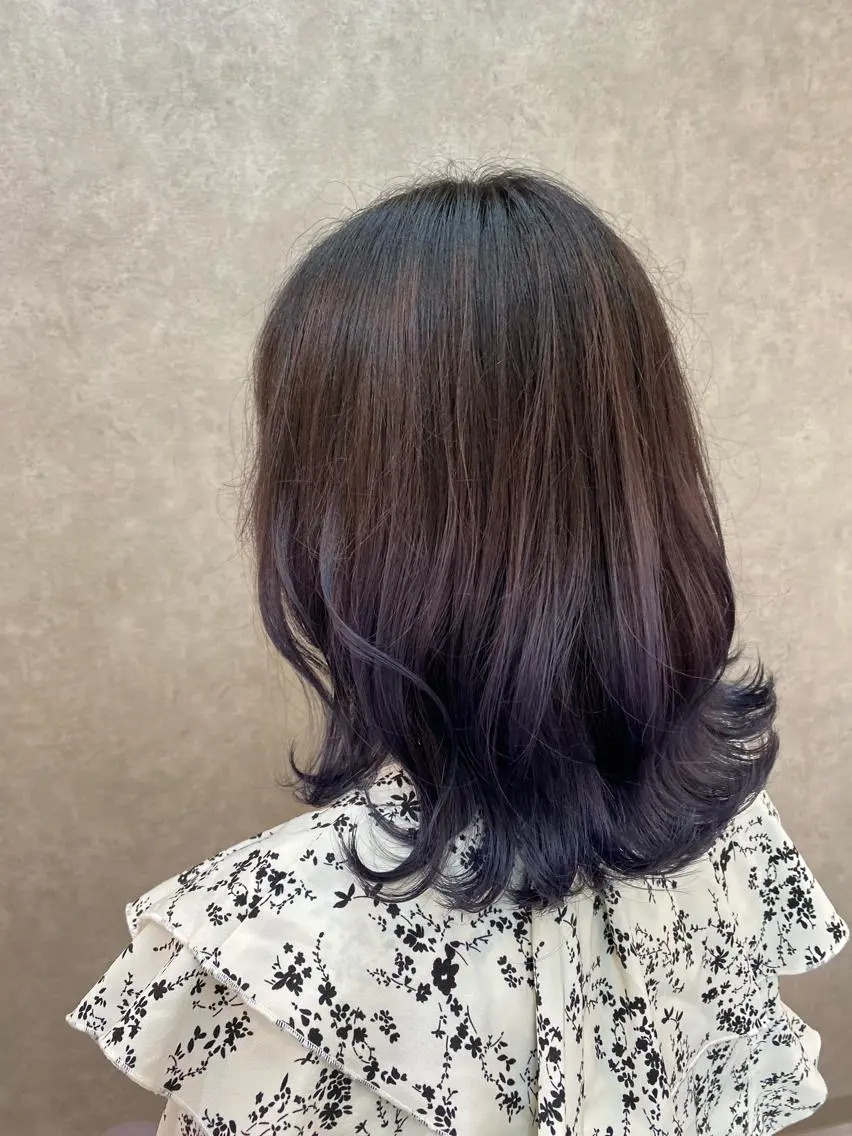 セミロング カット ヘアカラー トリートメント 【enil代表】 杉林和哉のヘアスタイル