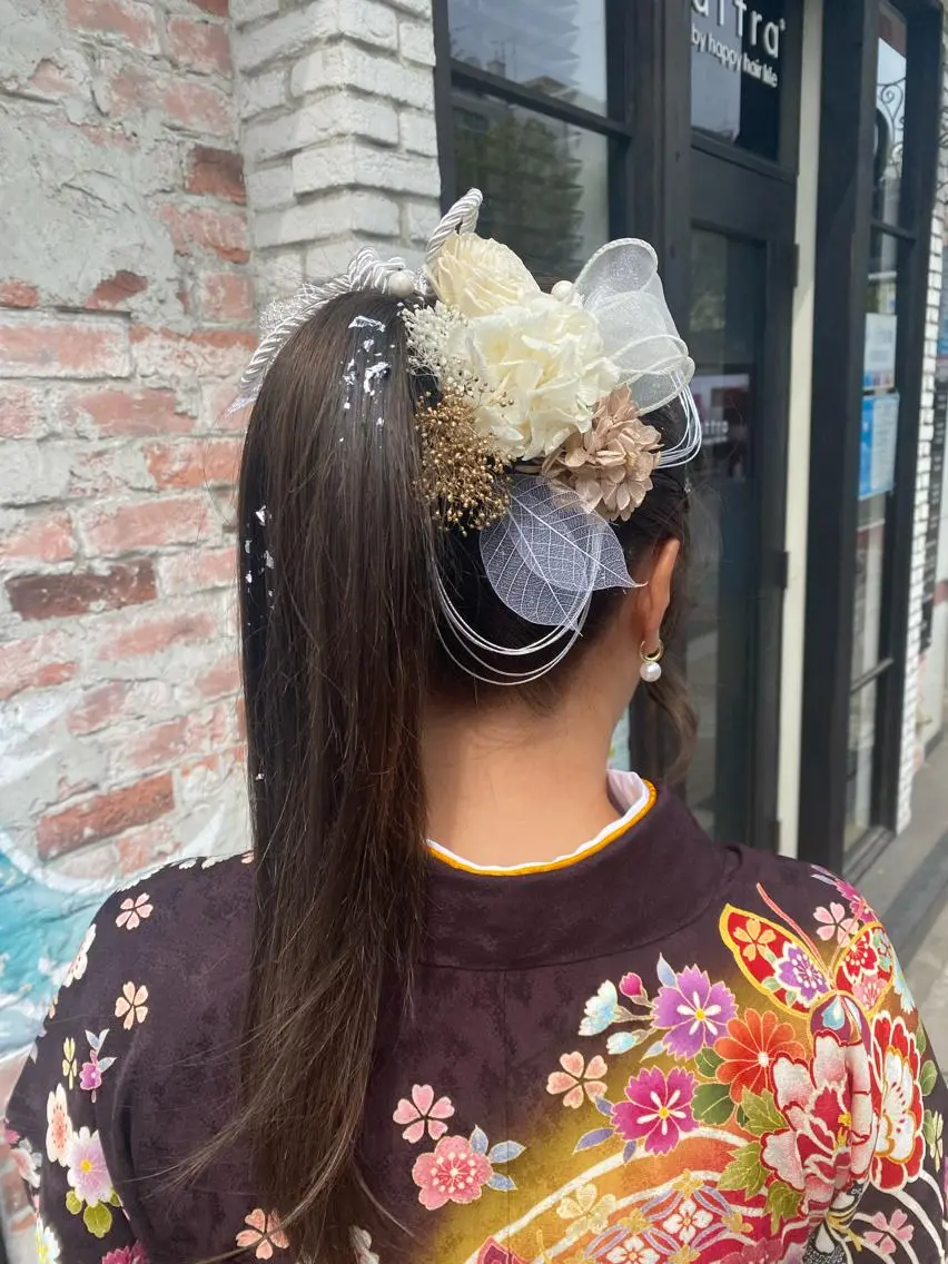 ロング ヘアアレンジ attra昭和町店. momoのヘアスタイル