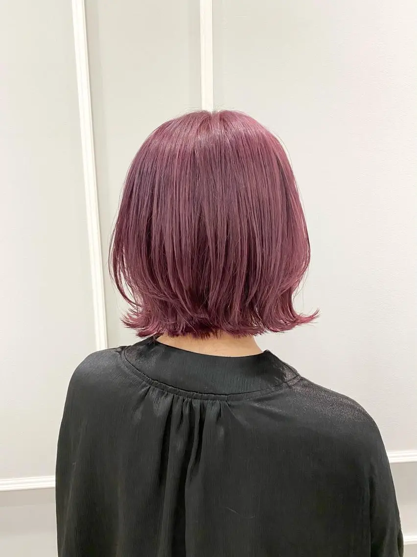 ミディアム 似合わせ艶髪カラー ❤️ハダユミのヘアスタイル