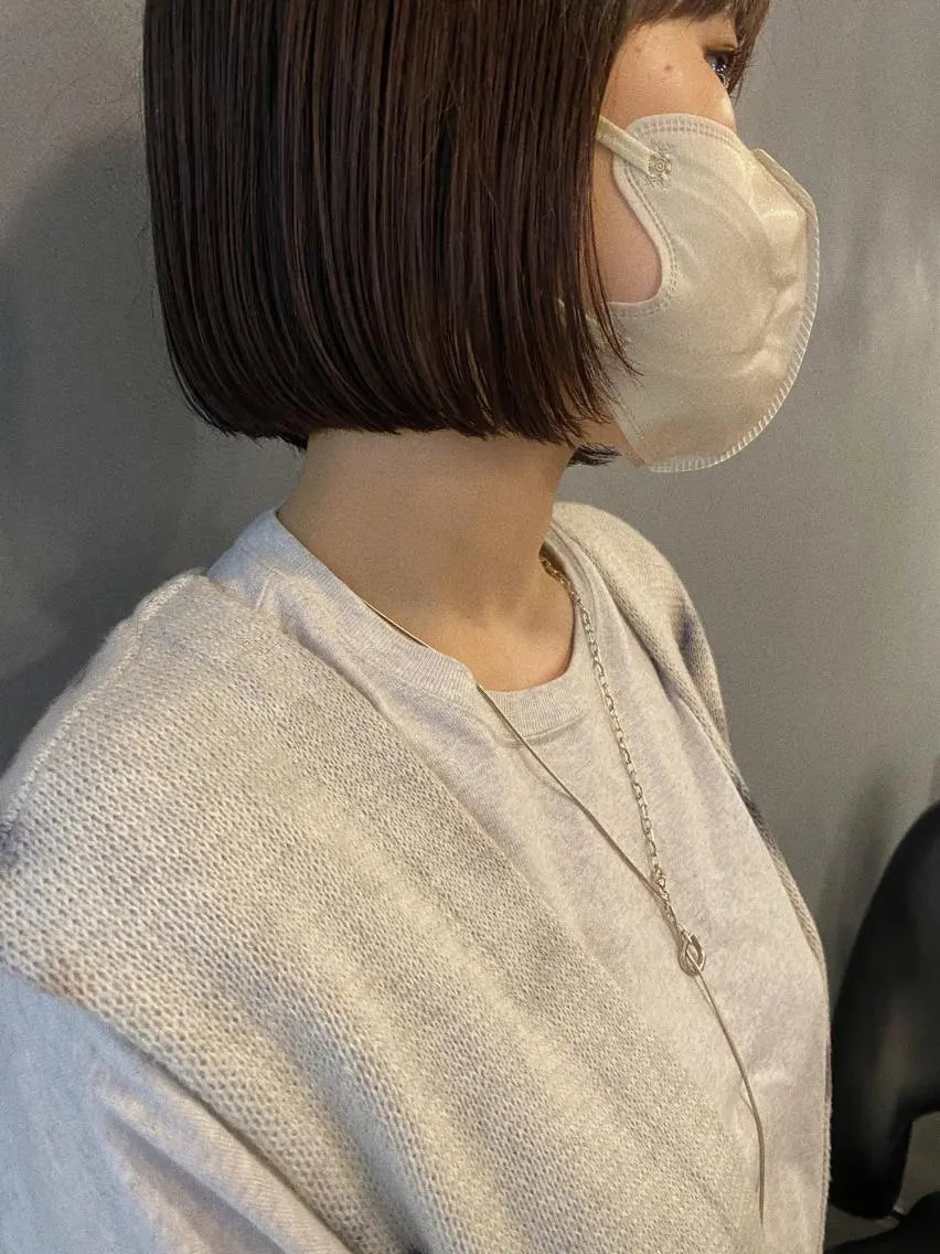 ミディアム カラー 砂原 ひよりのヘアスタイル