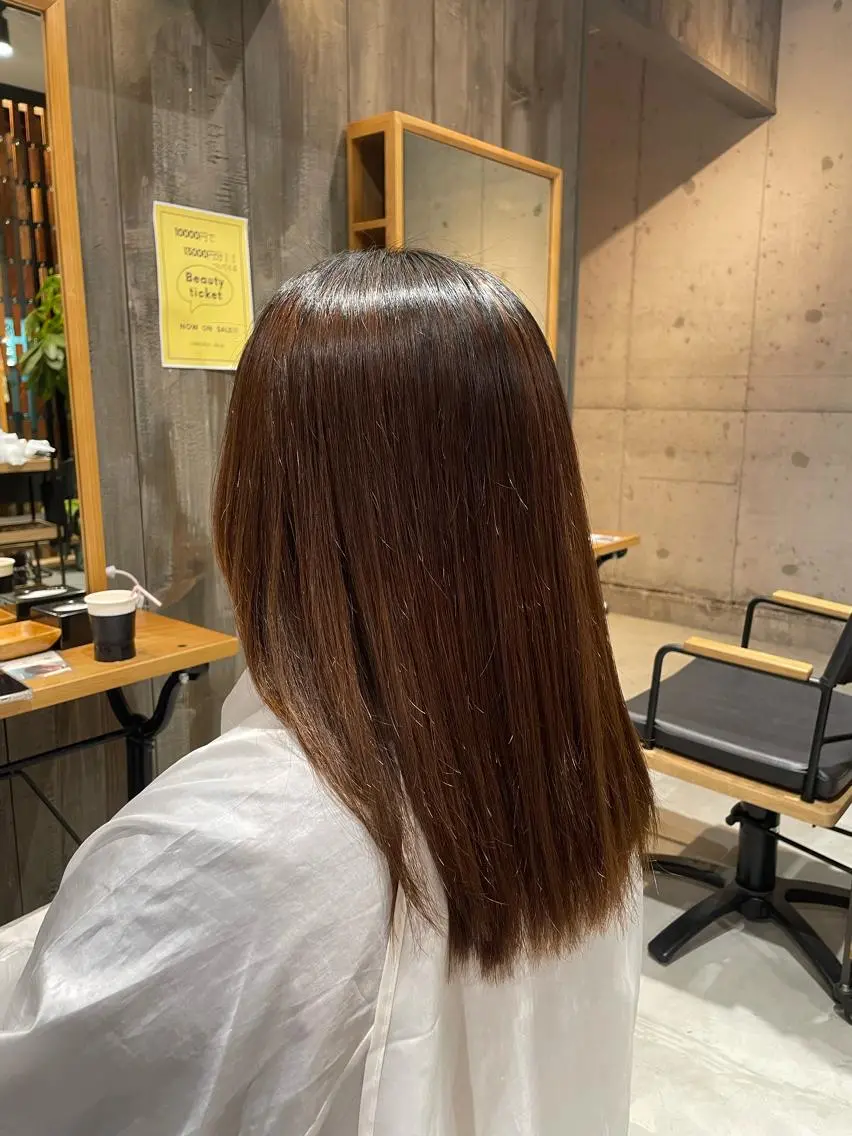 ロング 縮毛矯正 三好 祐希 #似合わせ#髪質改善のヘアスタイル