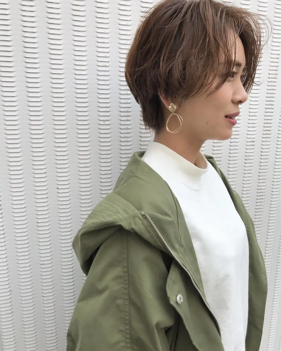 ショート ショートヘア カット ヘアカラー Musiiik hairのヘアスタイル