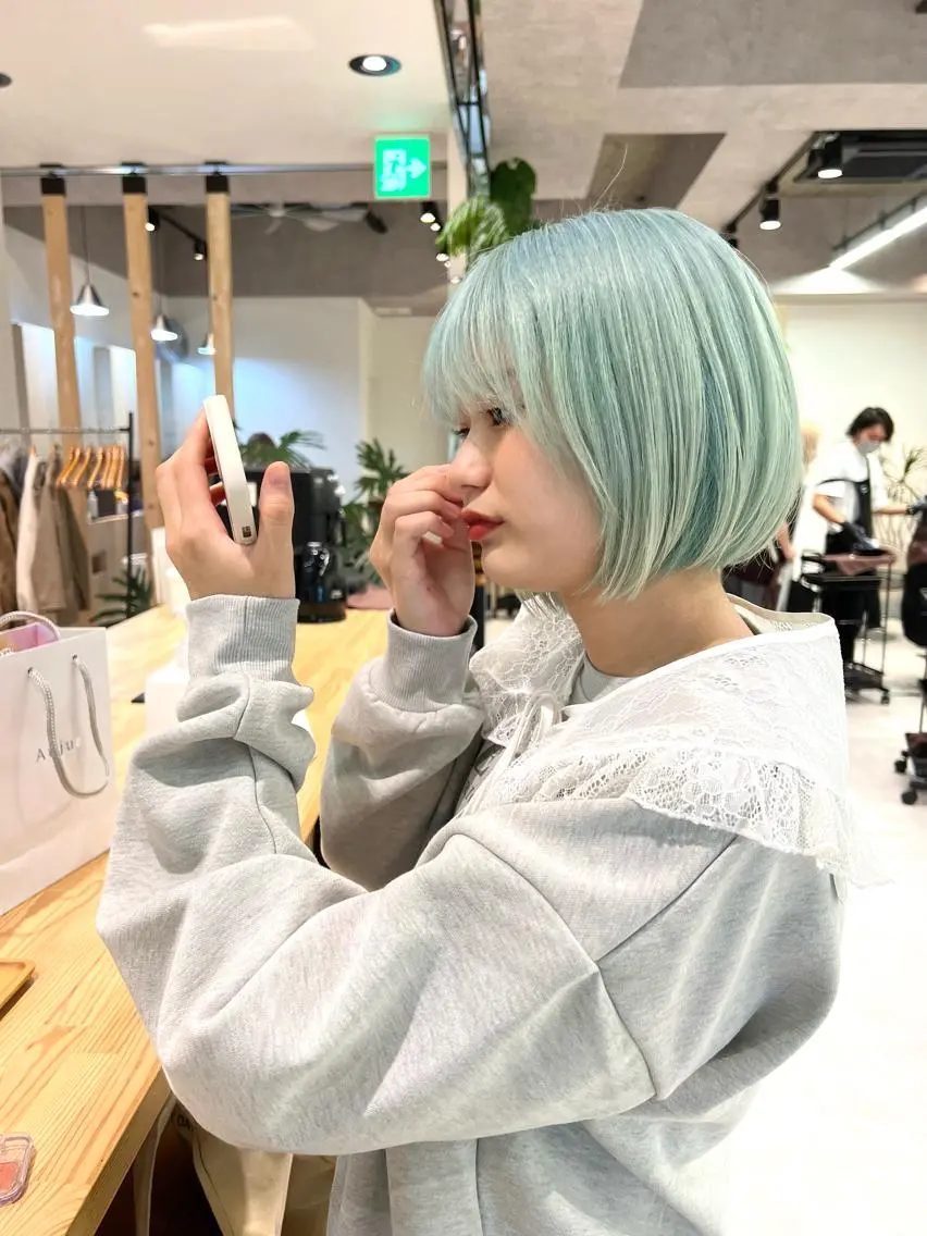 ショート カラー カット ヘアカラー トリートメント 🍀お悩み改善憧れの 美髪　小林風雅のヘアスタイル