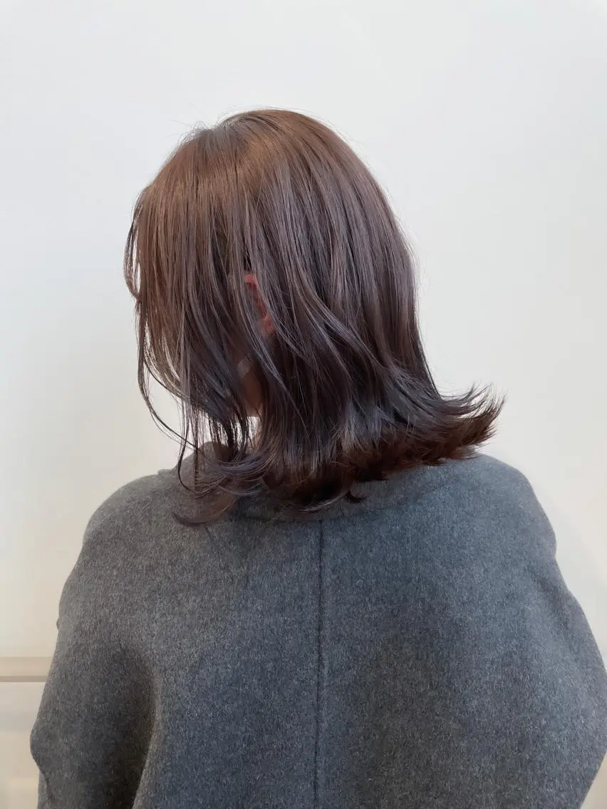 ミディアム カラー ヘアアレンジ ミニボブ/ブリーチ 🌈MISATOのヘアスタイル