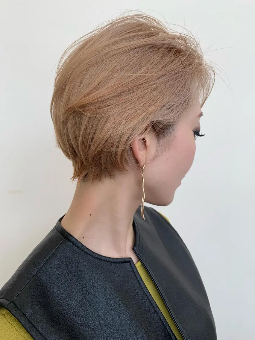 ショート カラー ショートヘア 髪質改善サロン ARCHE野瀬冬馬のヘアスタイル
