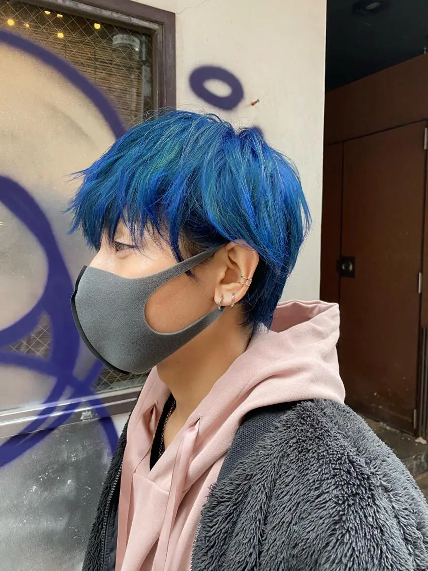 カラー メンズ 艶髪サラサラカラー 🌈前原健吾のヘアスタイル