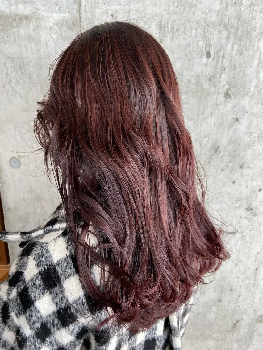 ミディアム カラー ヘアアレンジ ヘアカラー トリートメント ヘアセット ❤️カラー得意 🧡松浦睦樹❤️のヘアスタイル