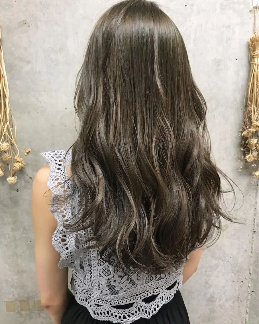 ロング カラー ヘアアレンジ アッシュ Satsuki ✂︎♡のヘアスタイル